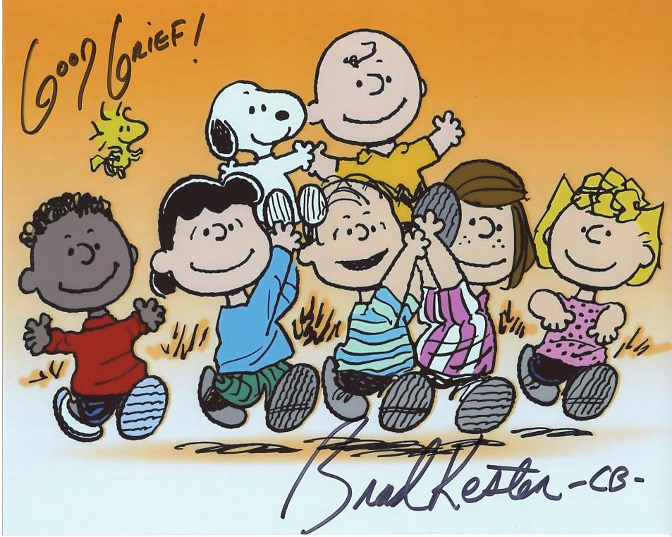 Brad Kesten CHARLIE BROWN In Person Signed Photo: Photo size is 8x10. Brad Kesten in person signed photo from the TV cartoon CHARLIE BROWN. Actor who was the voice of 'Charlie Brown' on 'The Charlie Brown and Snoopy Show' and many other 'Peanuts' spe