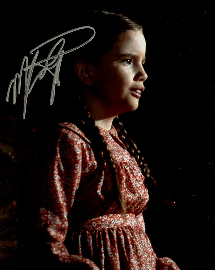 Melissa Gilbert LITTLE HOUSE ON THE PRAIRIE In Person Signed Photo: Photo size is 8 x 10. PRIVATE SIGNING. Melissa Gilbert in person signed photo from the TV series LITTLE HOUSE ON THE PRAIRIE. Melissa Gilbert as the character Laura Engalls