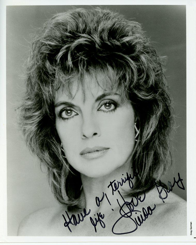 Linda Gray DALLAS Signed Photo: Photo size is 8 x 10. Linda Gray signed photo form the TV Series DALLAS. Linda Grey as the character Sue Ellen Ewing. IMPERFECTIONS: minor smear on last name