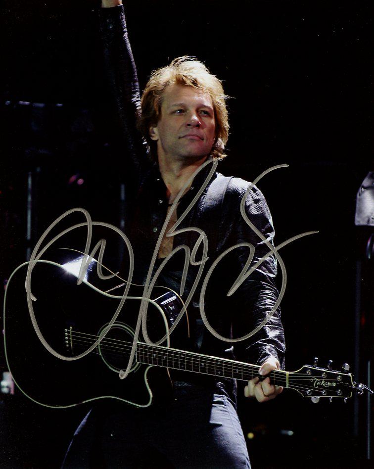 Jon Bon Jovi MUSICIAN In Person Signed Photo (1 of 1)