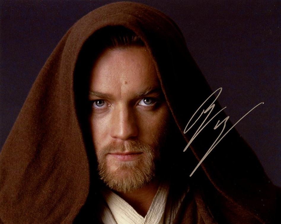 Ewan Mcgregor STAR WARS / OBI WAN KENOBI In Person Signed Photo (1 of 1)