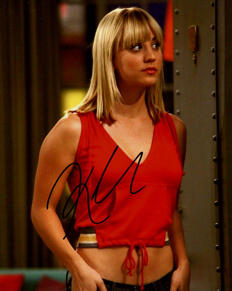 Kaley Cuoco BIG BANG THEORY In Person Signed Photo (1 of 1)