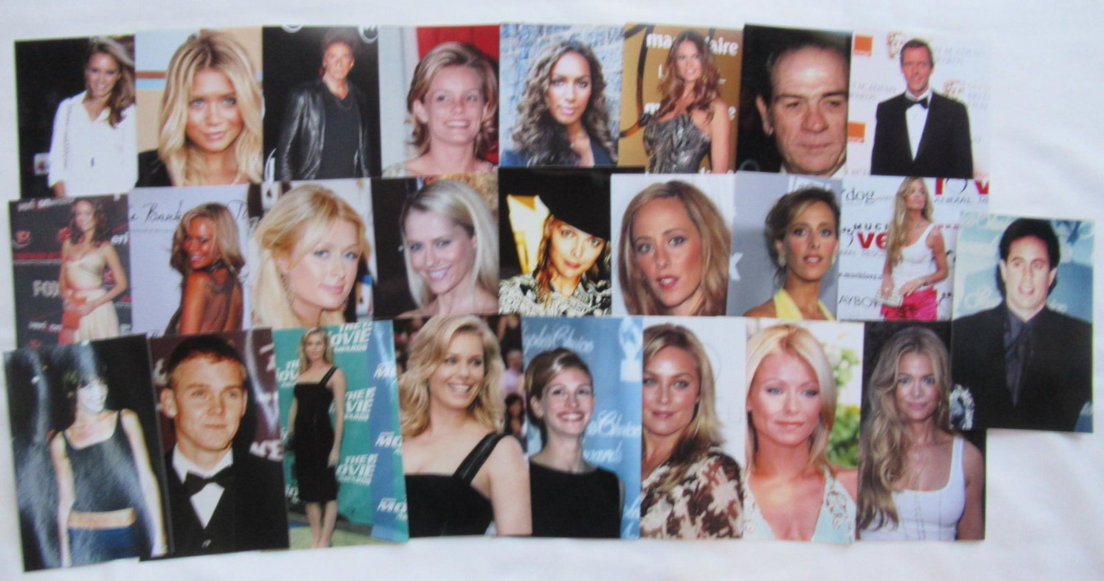 (25) 4x6 Photo Candid Lot #1: Photo size is 4x6 . Amazing 1 of a kind celebrity candid lot of photos. (there may be some glare on somefo the photos - this was caused by my lighting and not on the photos) There are 25 photos in thi