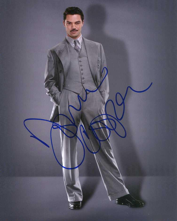 Dominic Cooper CAPT. AMERICA In Person Signed Photo: Photo size is 8x10. fantastic in person signed photo as Howard Strak from the movie CAPTAIN AMERICA