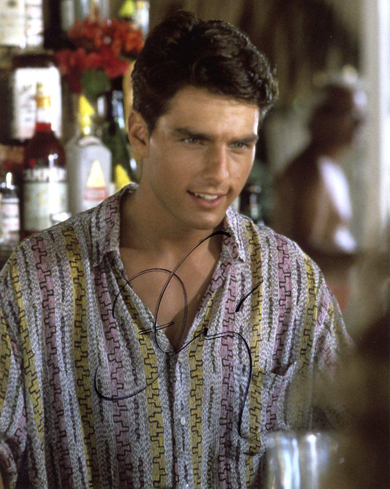Tom Cruise COCKTAIL In Person Signed Photo (1 of 1)