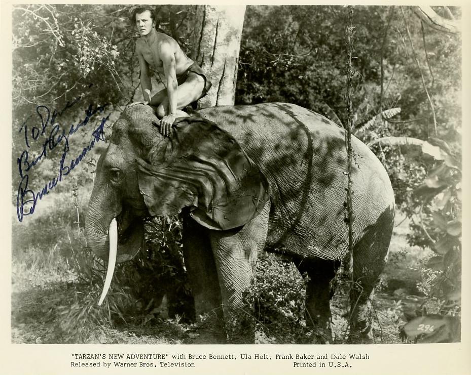 Bruce Bennett (1906-2007) TARZAN'S NEW ADVENTURE Signed Photo (1 of 1)