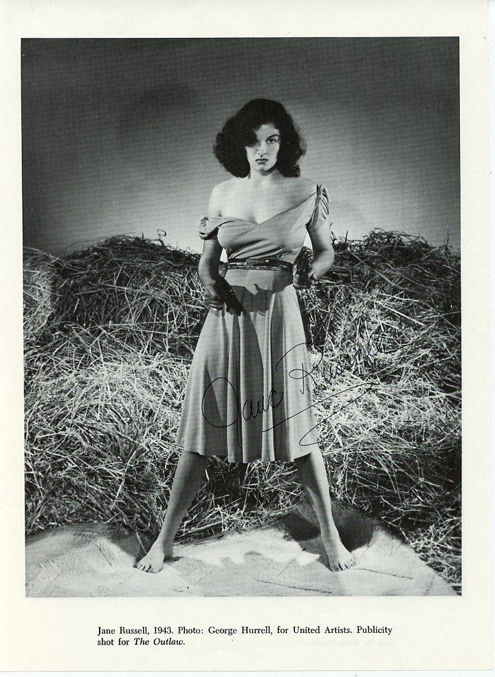 Jane Russell (1921-2011) SEXY / THE OUTLAW Signed Photo (1 of 1)