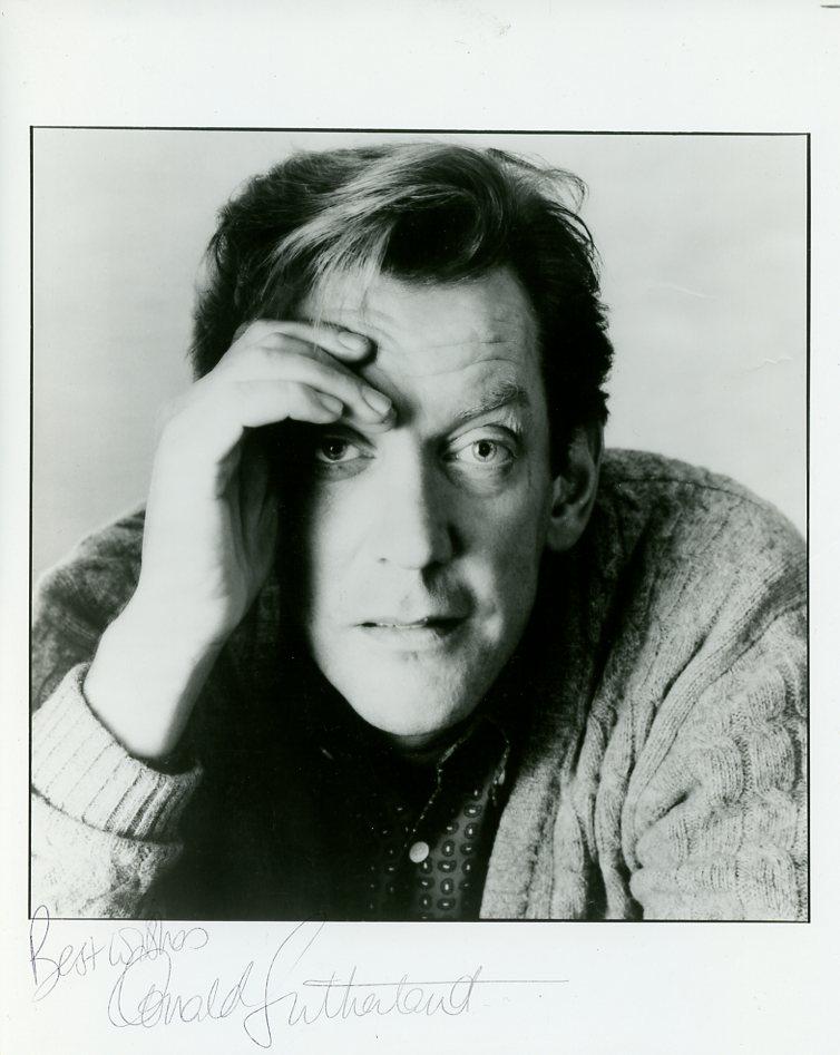 Donald Sutherland HUNGER GAMES / MOONFALL Signed Photo (1 of 1)