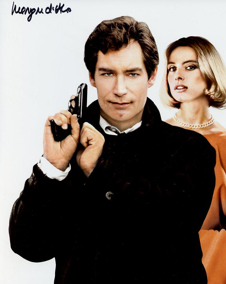 Maryam d'Abo James Bond THE LIVING DAYLIGHTS In Person Signed Photo: Photo size is 8x10. Maryam d'Abo in person signed autographed photo from the James Bond movie THE LIVING DAYLIGHTS. Maryam d'Abo as the character Kara Milovy.