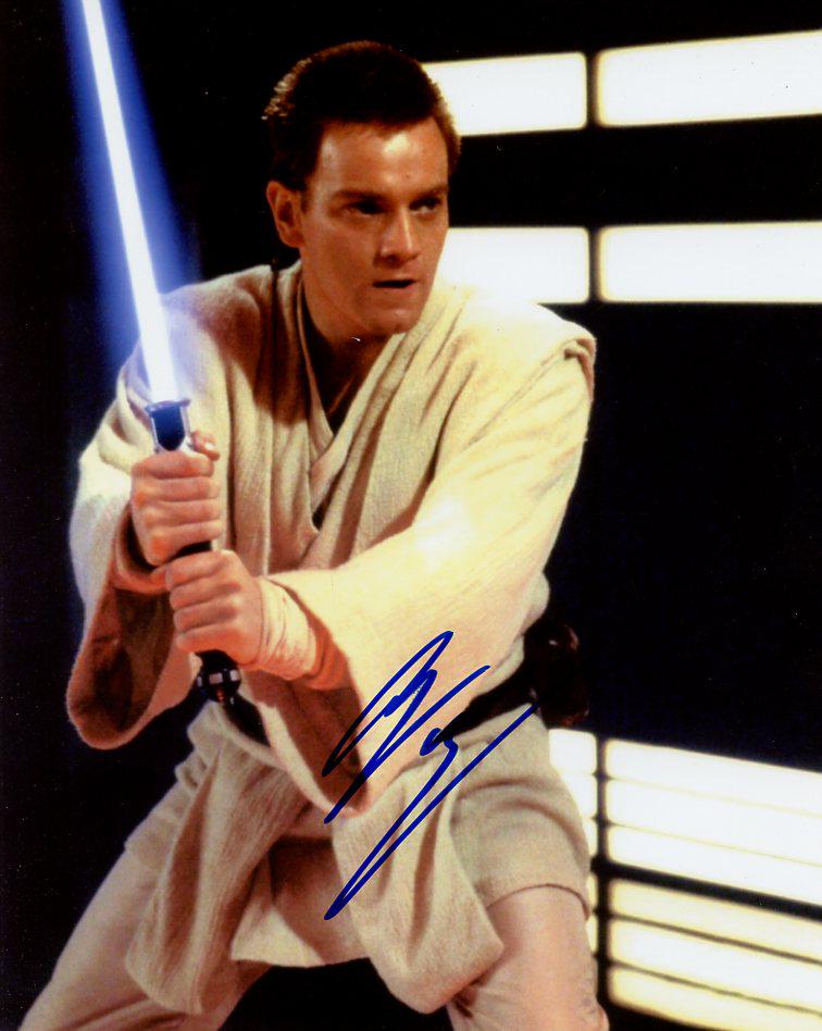 Ewan Mcgregor STAR WARS / OBI WAN KENOBI In Person Signed Photo (1 of 1)