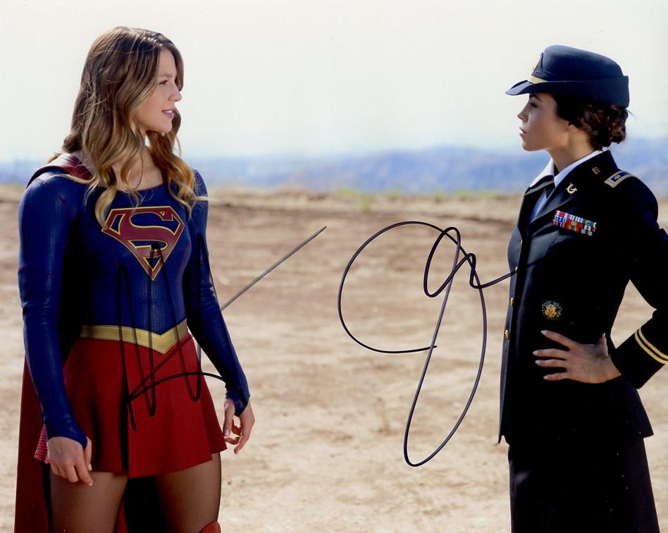 Melissa Benoist / Jenna Dewan SUPERGIRL In Person Signed Photo (1 of 1)