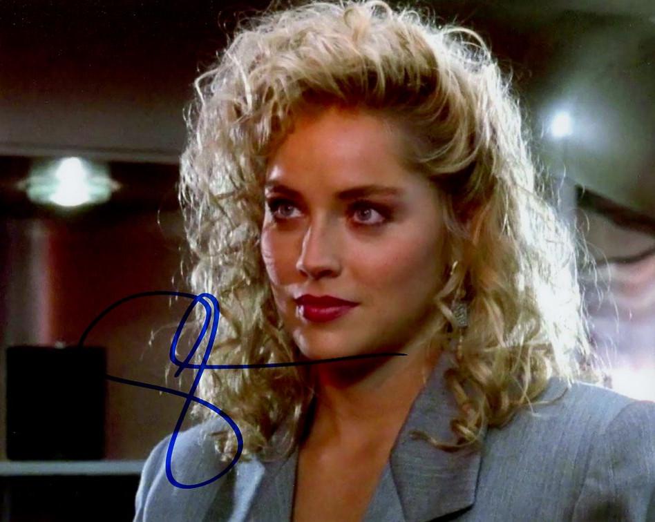Sharon Stone TOTAL RECALL In Person Signed Photo (1 of 1)