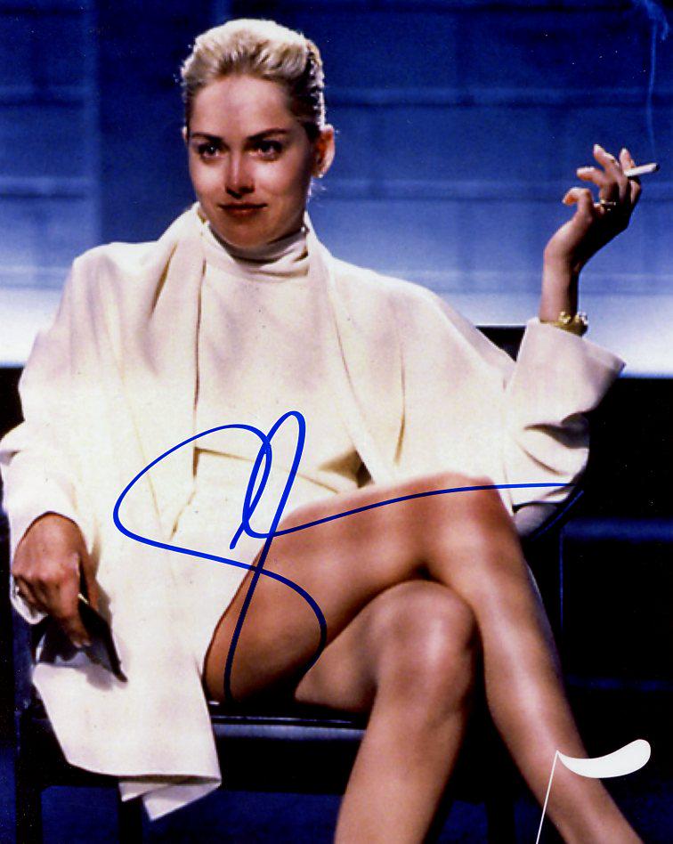 Sharon Stone BASIC INSTINCT In Person Signed Photo (1 of 1)
