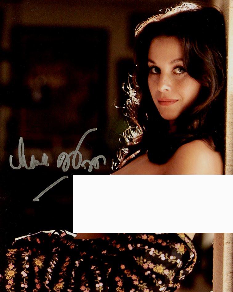 Actress Lana Wood Color Topless Photo Signed