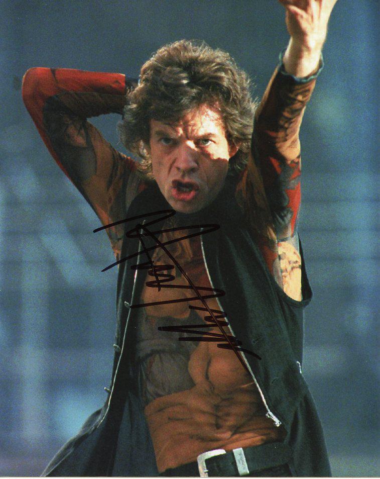 Mick Jagger ROLLING STONES In Person Signed Photo (1 of 1)