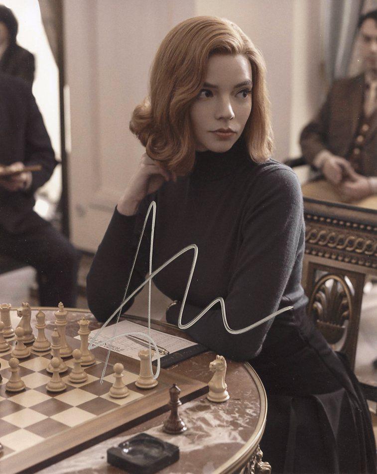 Anya Taylor Joy QUEENS GAMBIT In Person Signed Photo (1 of 1)