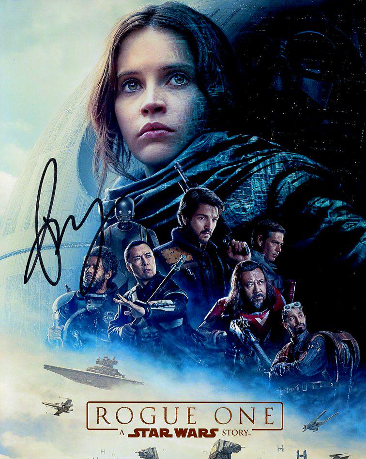 Felicity Jones Star Wars Rogue One In Person Signed