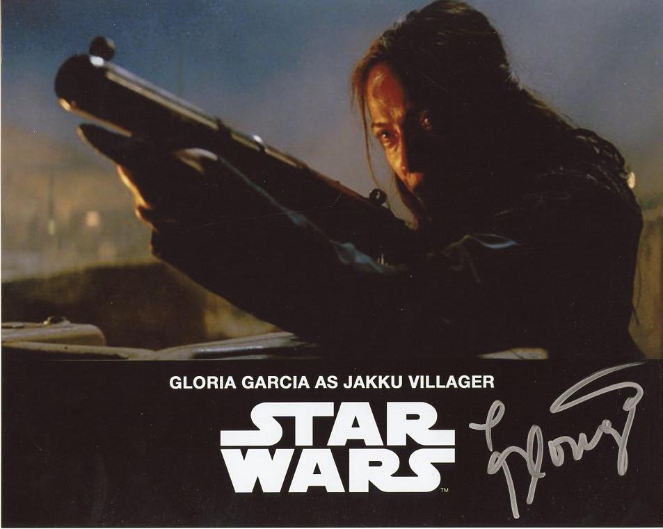 Gloria Garcia STAR WARS FORCE AWAKENS In Person Signed Photo (1 of 1)