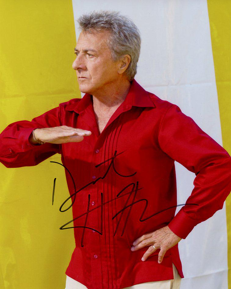 Dustin Hoffman LITTLE FOCKERS In Person Signed Photo (1 of 1)
