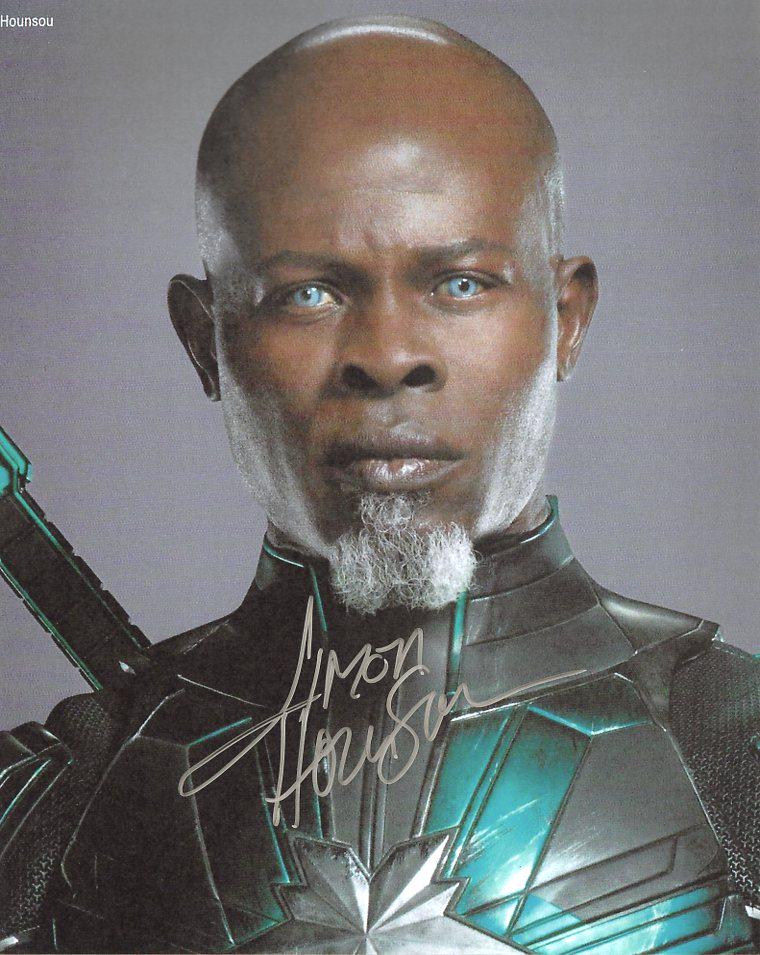 Djimon Hounsou CAPTAIN MARVEL In Person Signed Photo (1 of 1)