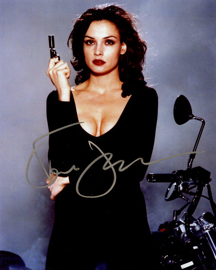 Famke Janssen james Bond GOLDENEYE In Person Signed Photo (1 of 1)