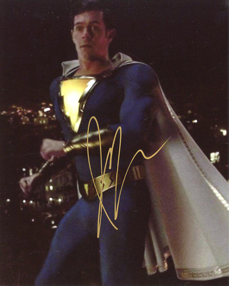 Adam Brody SHAZAM In Person Signed Photo (1 of 1)