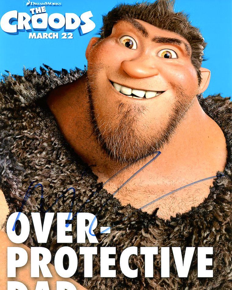 Nicolas Cage THE CROODS In Person Signed Photo (1 of 1)