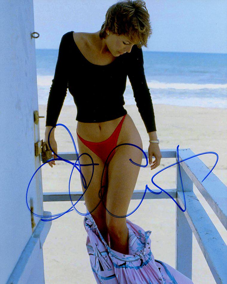 Jamie Lee Curtis PERFECT In Person Signed Photo: Photo size is 8x10. Curtis in person signed autographed photo from the movie PERFECT. Jamie Lee Curtis as the character Jessie.