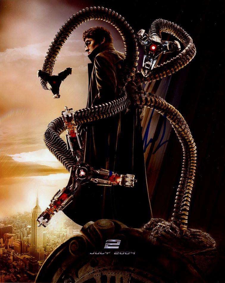Alfred Molina SPIDERMAN 2 In Person Signed Photo (1 of 1)