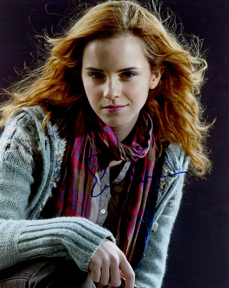 Emma Watson HARRY POTTER In Person Signed Photo (1 of 1)