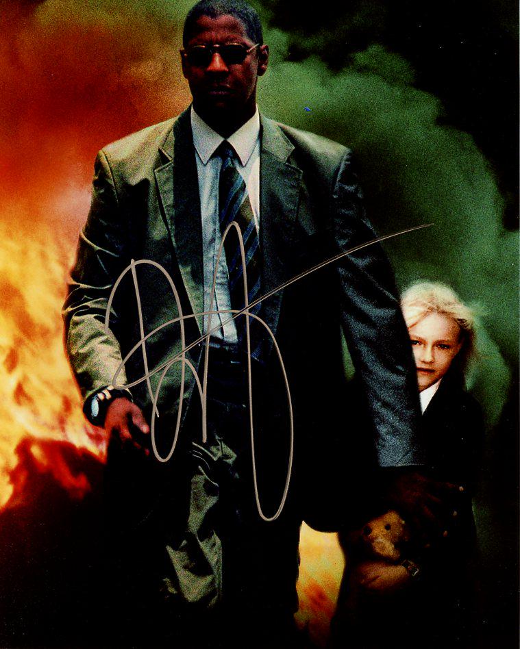 Denzil Washington MAN ON FIRE In Person Signed Photo (1 of 1)