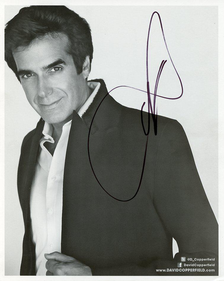 David Copperfield MAGICIAN In Person Signed Photo (1 of 1)