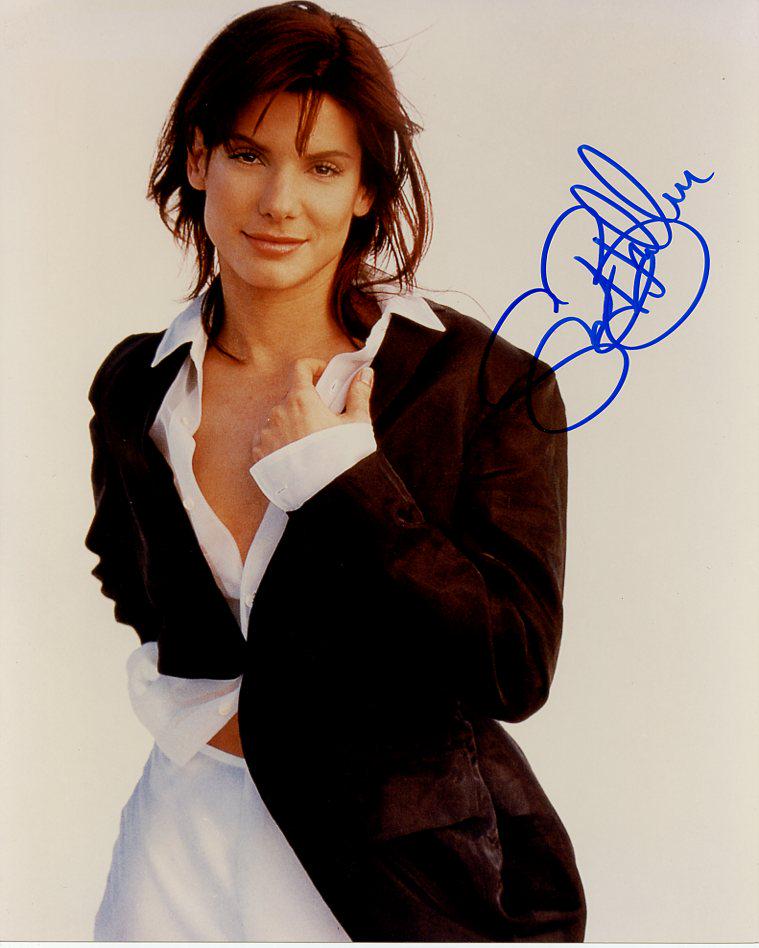 Sandra Bullock SEXY In Person Signed Photo (1 of 1)