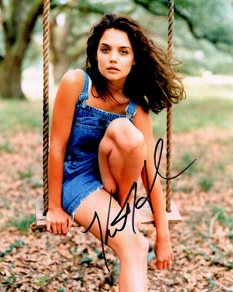 Katie Holmes BATMAN BEGINS / OCEANS 8 In Person Signed Photo (1 of 1)