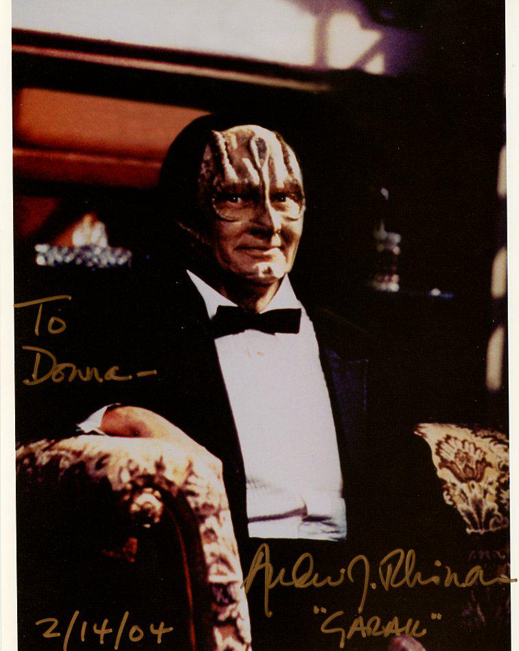 Andrew Robinson DEEP SPACE 9 In Person Signed Photo (1 of 1)
