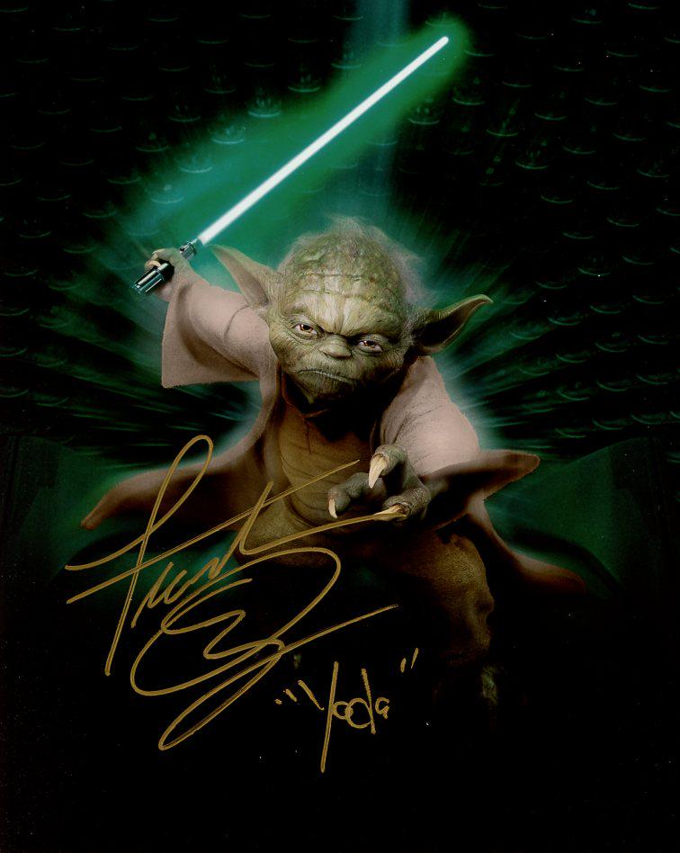 Frank Oz STAR WARS / YODA In Person Signed Photo (1 of 1)