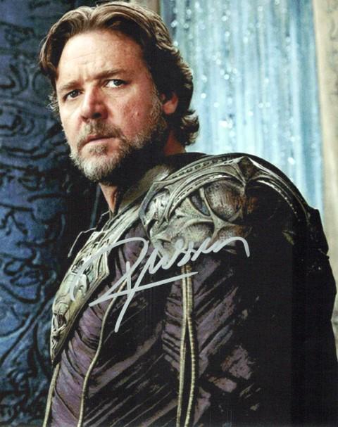 Russell Crowe MAN OF STEEL In Person Signed Photo (1 of 1)