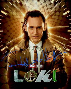 Tom Hiddleston LOKI In Person Signed Photo: Photo size is 8x10. Tom Hiddleston in person signed photo from the TV series LOKI. Tom Hiddleston as the character Loki.