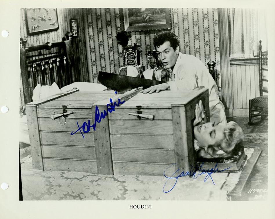 Tony Curtis (1925-2010) / Janet Leigh (1927-2004) HOUDINI Signed Photo (1 of 1)