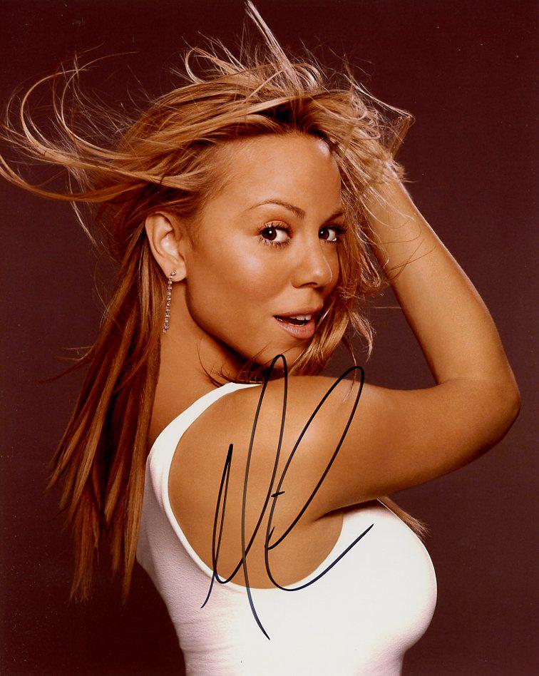 Mariah Carey SEXY In Person Signed Photo (1 of 1)
