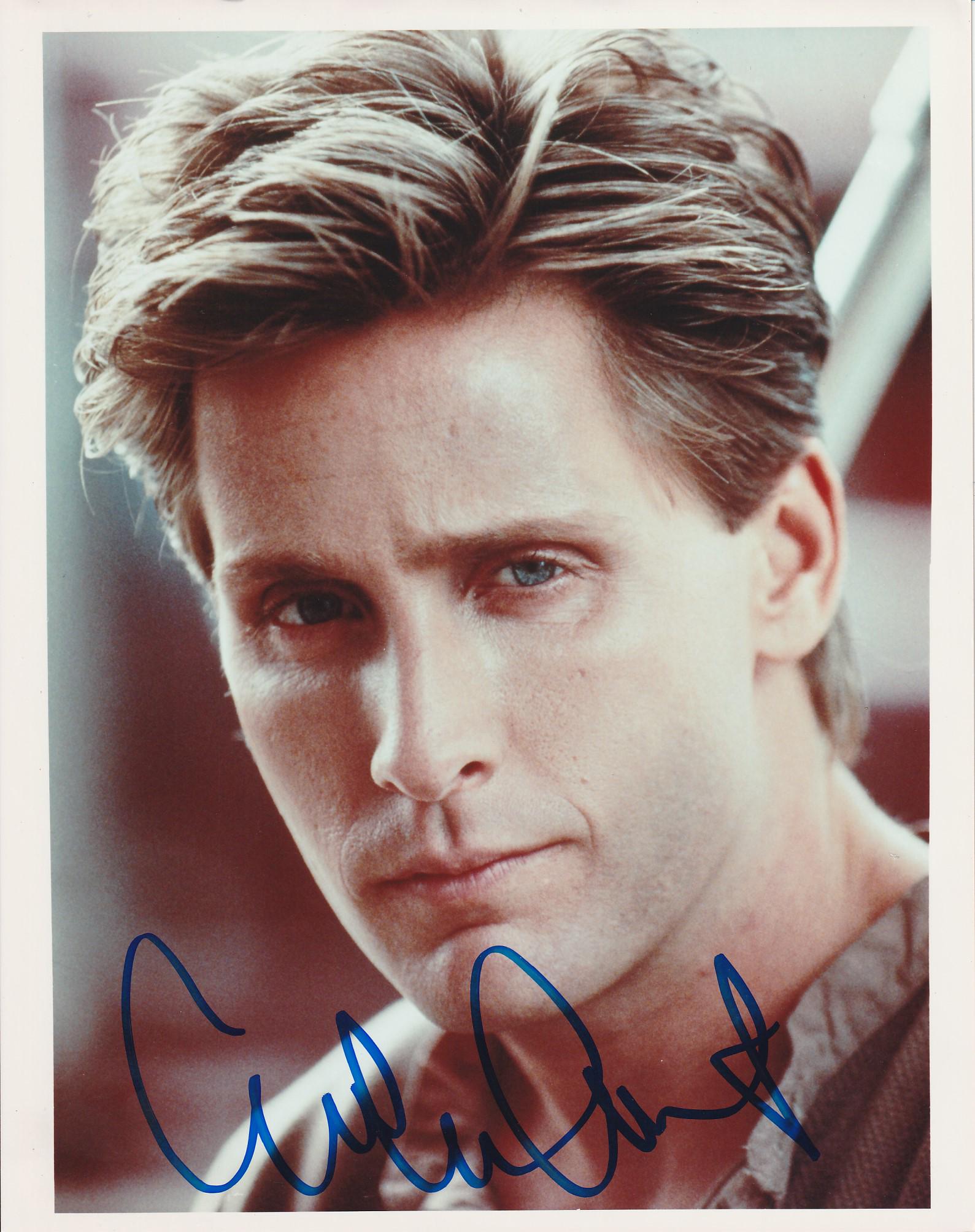 Emilio Estevez YOUNG GUNS / MIGHTY DUCKS In Person Signed Photo (1 of 1)
