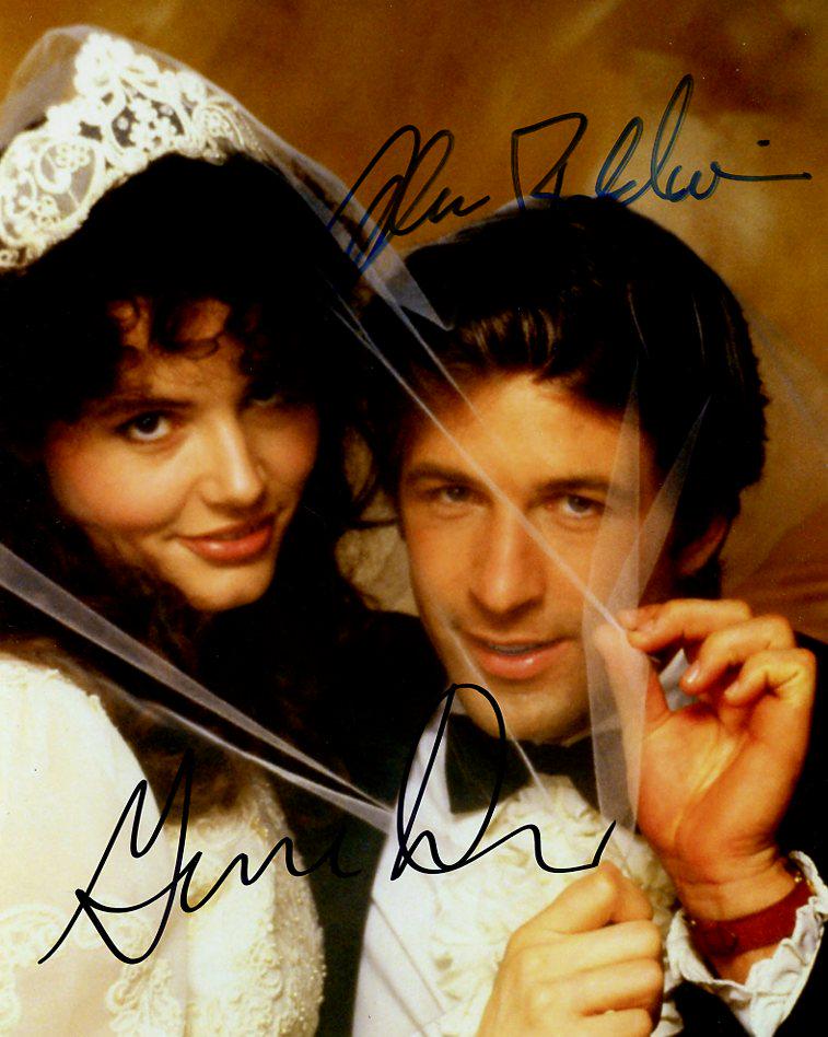 Geena Davis / Alec Baldwin BEETLEJUICE In Person Signed Photo (1 of 1)