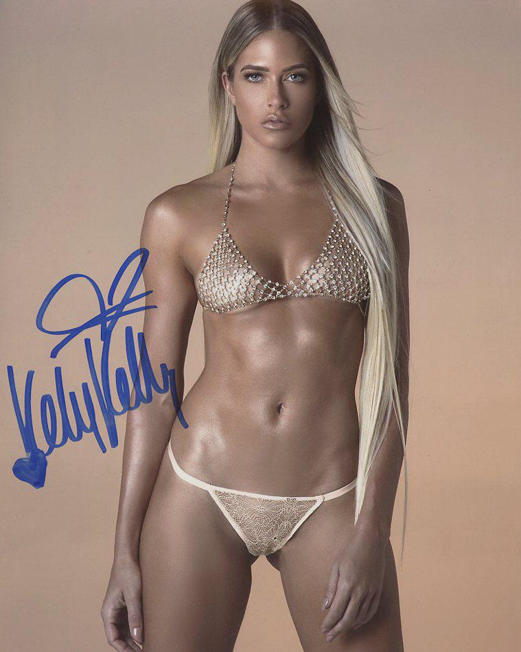 Kelly Kelly / Barbie Blank WWE In Person Signed Photo: Photo Size is 8x10. EB AUTOGRAPHS PRIVATE SIGNING. Kelly Kelly / Barbie Blank sexy in person signed autographed photo. Barbara Jean Blank is an American model, actress, ring announcer, referee, realit