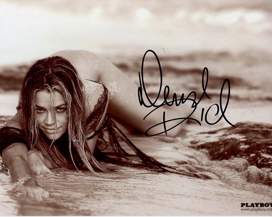 Denise Richards PLAYBOY In Person Signed Photo (1 of 1)