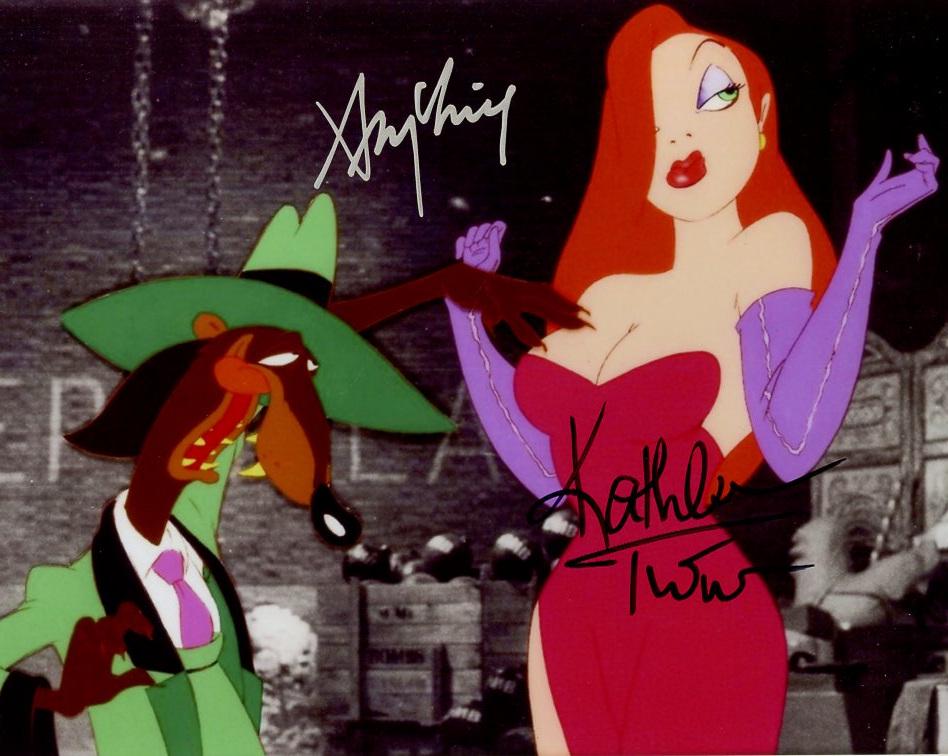 Kathleen Turner / Amy Irving ROGER RABBIT In Person Signed Photo (1 of 1)
