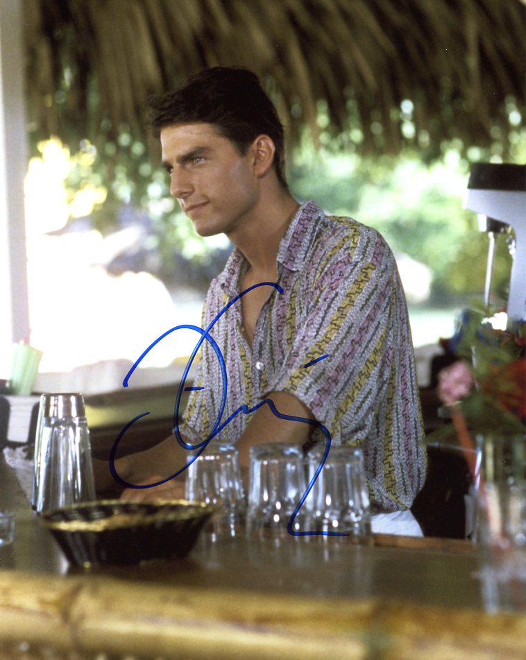 Tom Cruise COCKTAIL In Person Signed Photo (1 of 1)