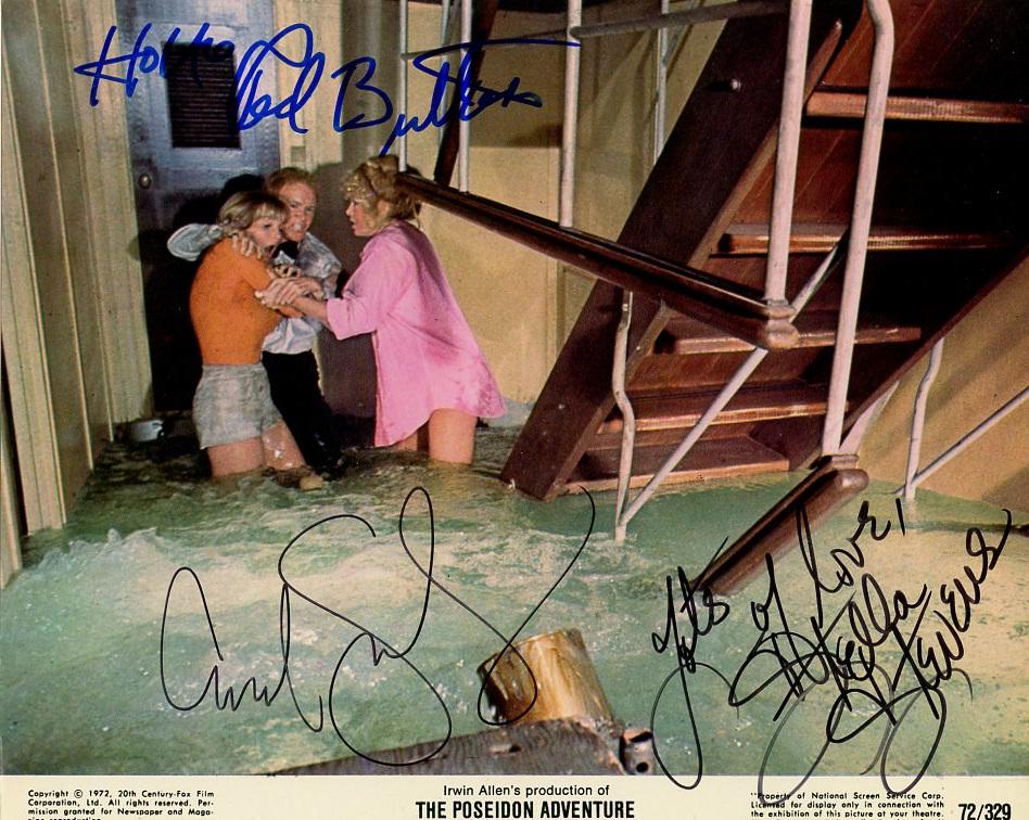 POSEIDON ADVENTURE Lobby Card Signed By 3 (1 of 1)