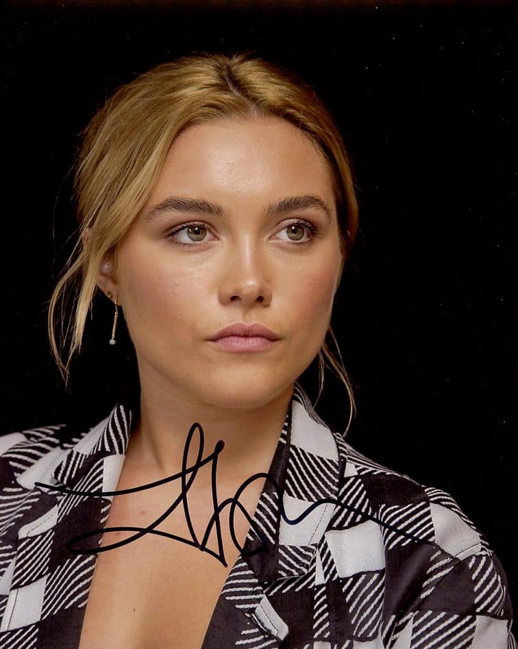 Florence Pugh BEAUTIFUL In Person Signed Photo (1 of 1)