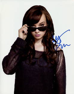 Ashley Rickards THE FLASH / AWKARD In Person Signed Photo: Photo size is 8x10. Ashley Rickards in person signed photo. Ashley Rickards has done such TV and movies as AWKWARD, SMILEY FACE KILLERS, and THE FLASH.