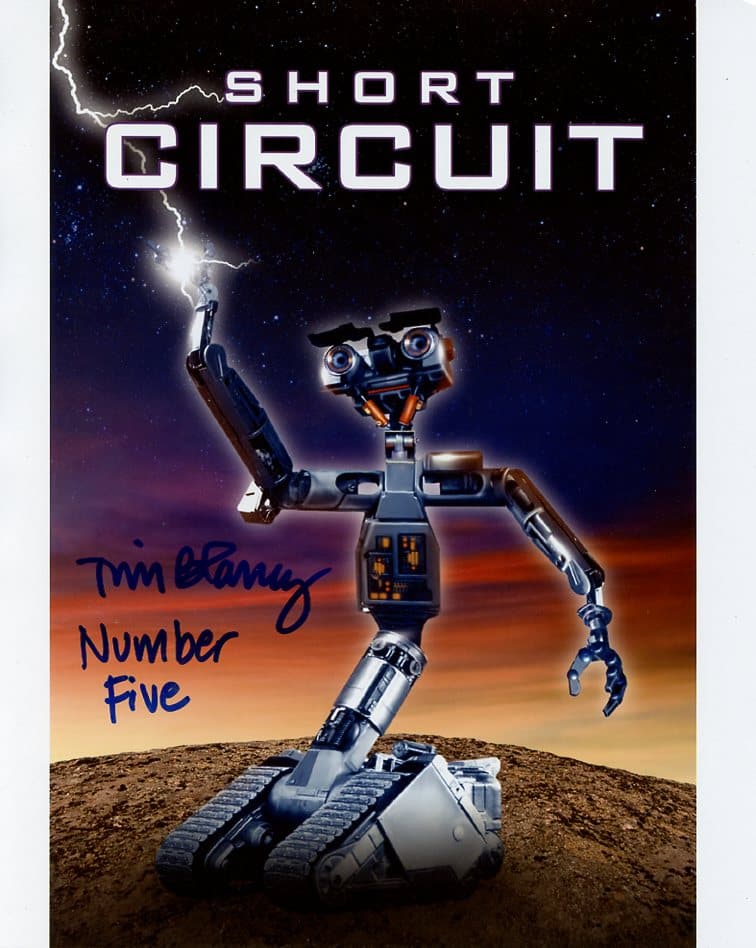 Tim Blaney SHORT CIRCUIT In Person Sign Photo (1 of 1)